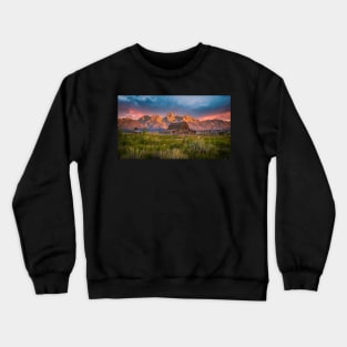 Teton Sunrise at the John Moulton Barn Crewneck Sweatshirt